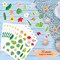 600-Piece Tropical Flowers and Leaves Stickers for Kids – Palm Leaf and Hibiscus Stickers for Crafts, Hawaiian Summer Party Decorations, and DIY Projects